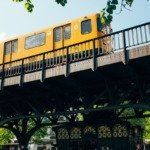 yellow and black train on rail