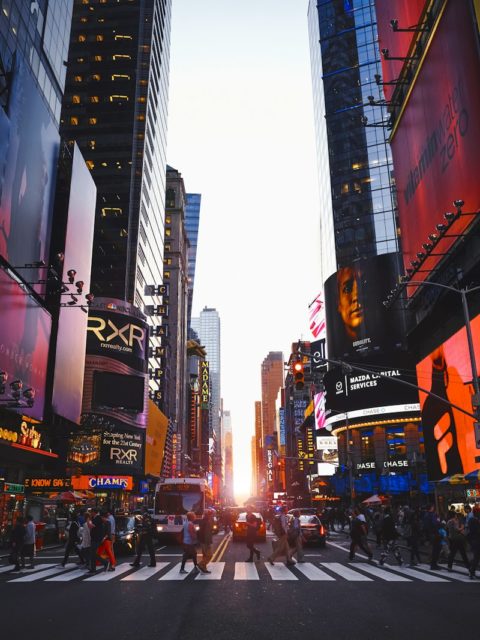 Time Square, New York during daytime