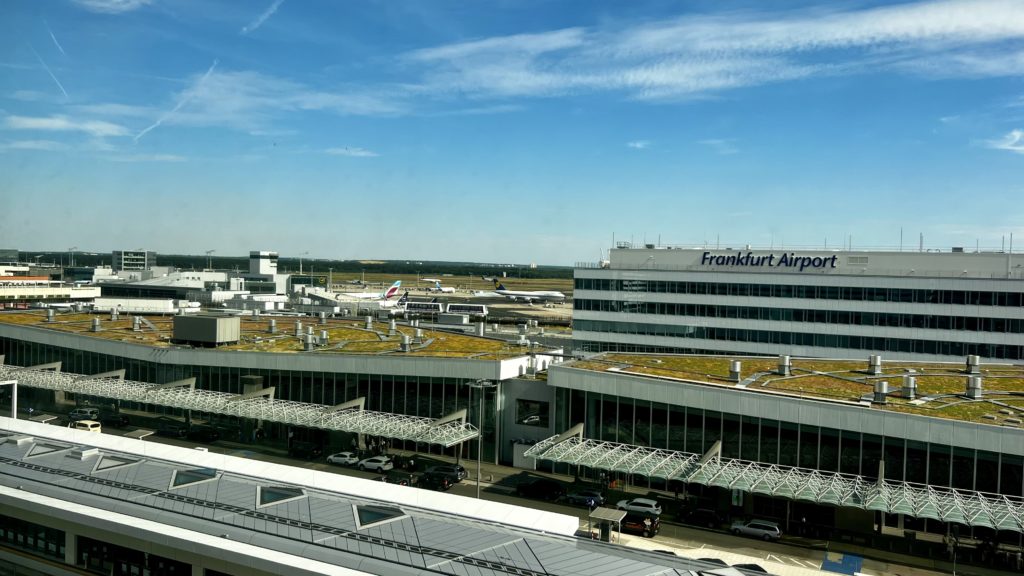 La vue depuis une chambre au Sheraton Frankfurt en Allemagne