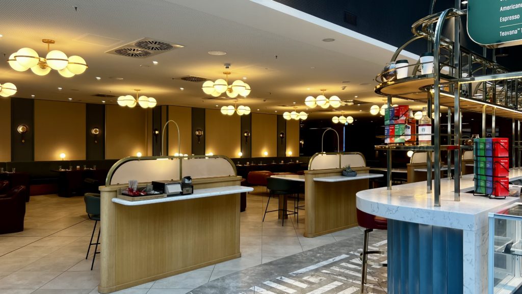 Le restaurant du Sheraton Frankfurt en Allemagne