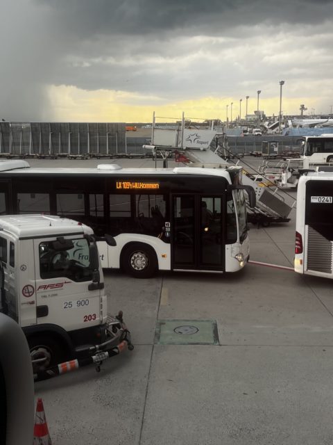 Une tempête électrique empêche de débarquer à Frankfurt