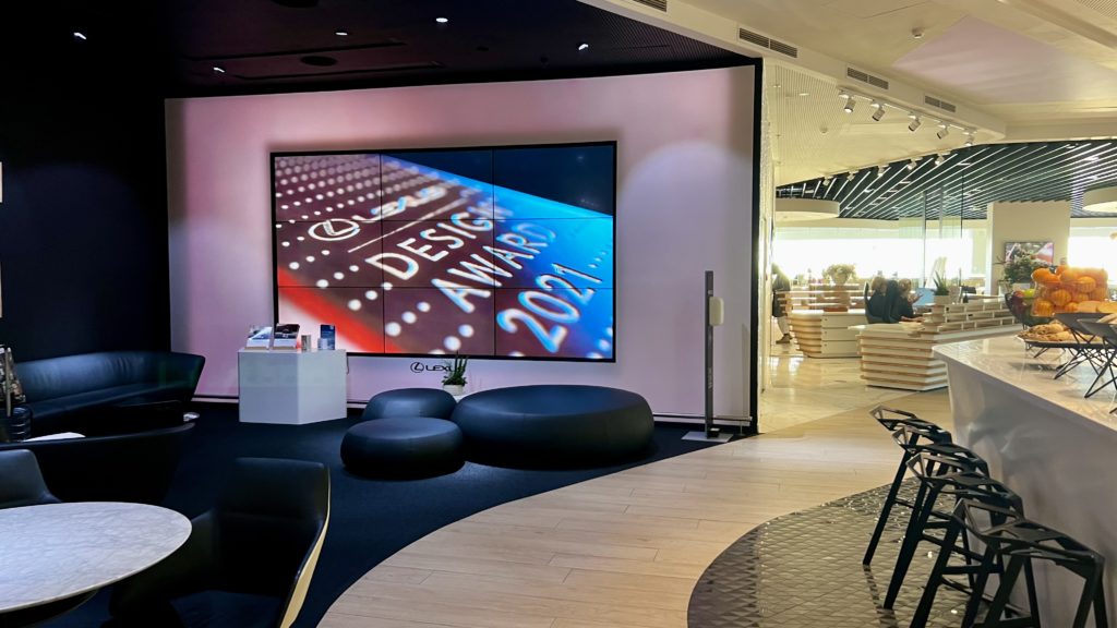 Une vue intérieure du Brussels Airlines Lounge – Lexus Lounge l’aéroport de Bruxelles
