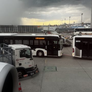 Une tempête électrique empêche de débarquer à Frankfurt