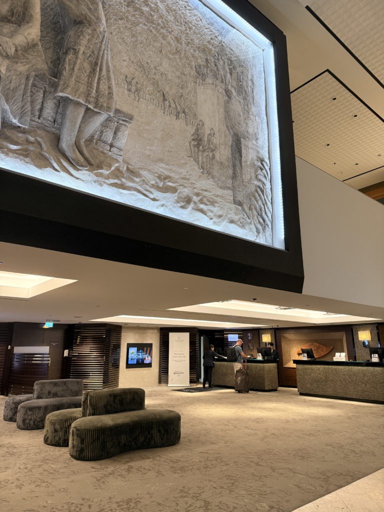 Le hall d'entrée au Sheraton Brussels Airport Hotel