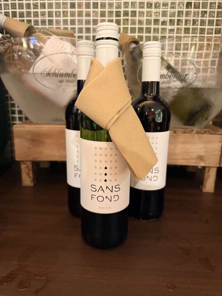 Des vins "Sans Fond" proposés au Sheraton Club du Sheraton Brussels Airport Hotel