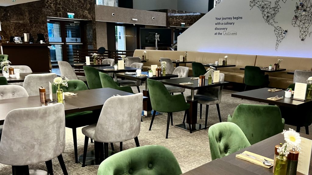 Le restaurant du petit-déjeuner au Sheraton Brussels Airport Hotel