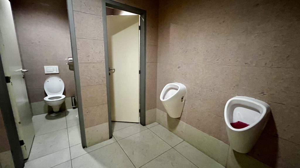 Les toilettes du salon