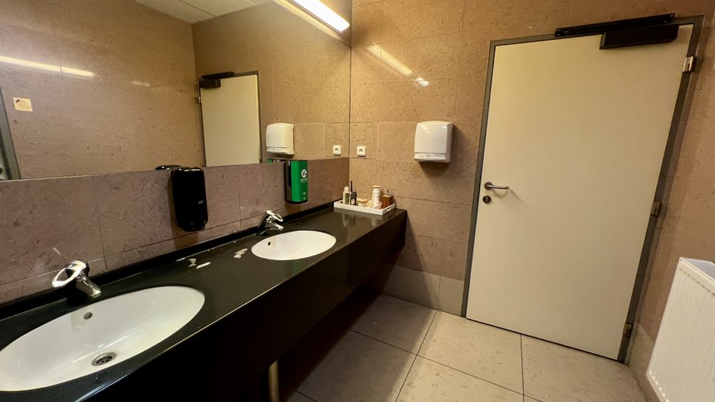Les toilettes du salon