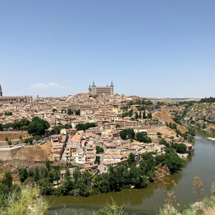La vue de Toledo en Espagne