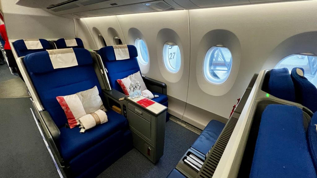 La configuration cabine Business d