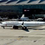Un Boeing d'Air Canada avec l'immatriculation C-FSEQ