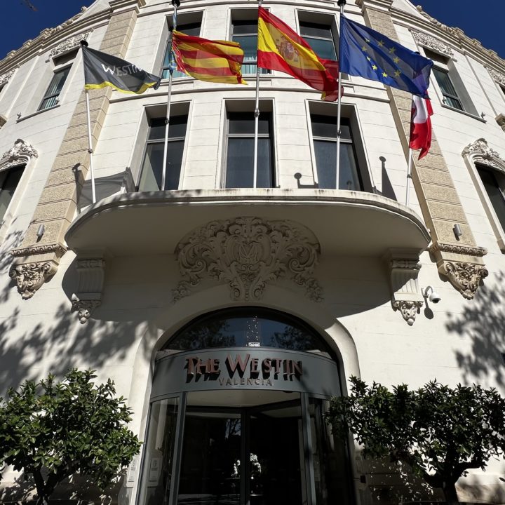 L'entrée de l'établissement The Westin Valencia