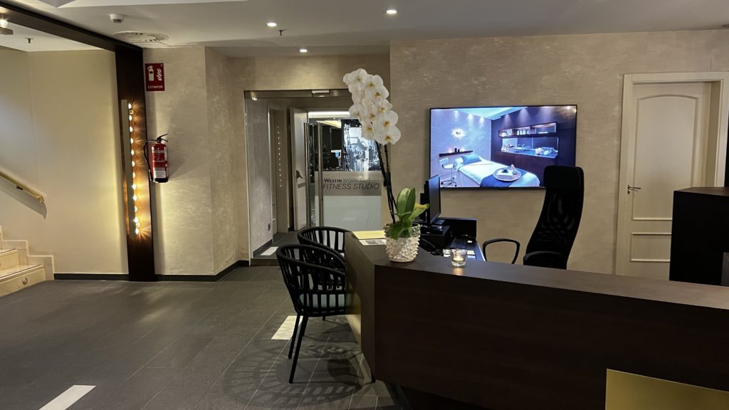 Une réception d'un centre de SPA